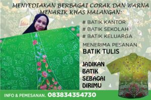 Batik Tulis Khas Malangan